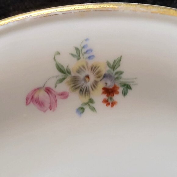 Vtg Hutschenreuther Selb Pasco MayFair 7619 Pedestal Serving Bowl / Fruit Bowl - Picture 7 of 10